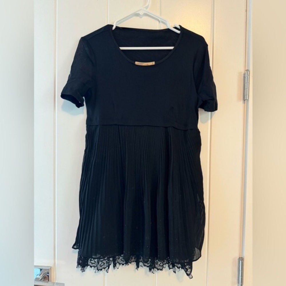 Gucci pleated mini dress babydoll small